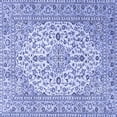 thumbnail image 1 of Ahgly Company Machine Washable Indoor Square Persian Blue Traditional Area Rugs, 6' Square, 1 of 4