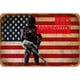 thumbnail image 1 of Placa de Metal Vintage Wdftyju Soldado Estadounidense 30x20cm, 1 of 9