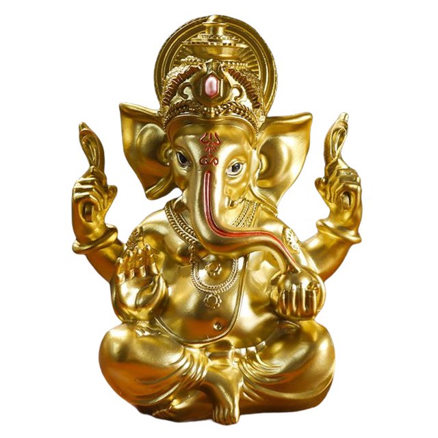 Estatuilla de Dios Buda Escultura para Mandir Diwali Home 155x115x195cm Gloria Estatua de Buda Ganesh