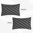 thumbnail image 2 of Yiaed Monochrome lightning Print Brushed Microfiber Envelope Pillowcases, Standard,Envelope Closure Pillow Cases（No pillow core）-20"x30", 2 of 6