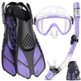 thumbnail image 1 of Set 4 en 1 de equipo de snorkel Ubekezele para adultos con bolsa de viaje, 1 of 7