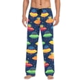 thumbnail image 7 of FORMRS Mens Pajama Pants with Pockets Cotton Sleepwear Lounge Bottoms Sizes S-2XL, Rainbow Space Cat, 7 of 7