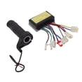 thumbnail image 1 of Brush Speed Motor Controller， 24V 250W Brush Motor Speed Controller DC Brushed Motor Control Box With Throttle Grip For Electric Bike Tricycle Scooter, 1 of 8