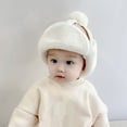 thumbnail image 6 of Toddler Thicken Fleece Lined Hat Windproof Earmuff Trapper Hat for Cold Weather, 6 of 9