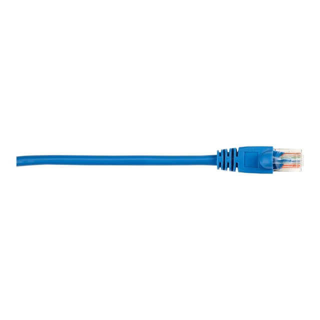 Black Box - Patch cable - RJ-45 (M) to RJ-45 (M) - 20 ft - UTP - CAT 5e - molded, snagless, stranded - blue - for P/N: JPM5E24A, JPM5E48A
