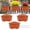 Red, variant on General 3 Pack Hanging Planters for Railing, 9.84 Inch Plastic Window Box with Drain Hole Plug, Indoor Outdoor Flower Pots for Balcony Fence Garden Decor (Black)