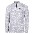 thumbnail image 2 of Men's Cutter & Buck Charcoal Carolina Panthers Big & Tall Traverse Eco Camo Tri-Blend DryTec Quarter-Zip Jacket, 2 of 3