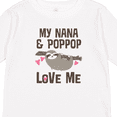 thumbnail image 4 of Inktastic Nana and PopPop Love Me Girls Long Sleeve Toddler T-Shirt, 4 of 5