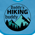 thumbnail image 4 of Inktastic Daddy's Hiking Buddy with Mountains and Trees Boys or Girls Baby Bib, 4 of 4