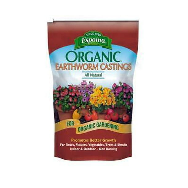Espoma Earthworm Castings Organic Everything that Grows Fertilizer 4 qt