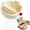 Red, variant on Double-Layer Colander Washing Bowl & Fruit Tray, Brown, 16*10cm Daily household fruit arrangement display,Fruit tray,Borosilicate glass-Brown