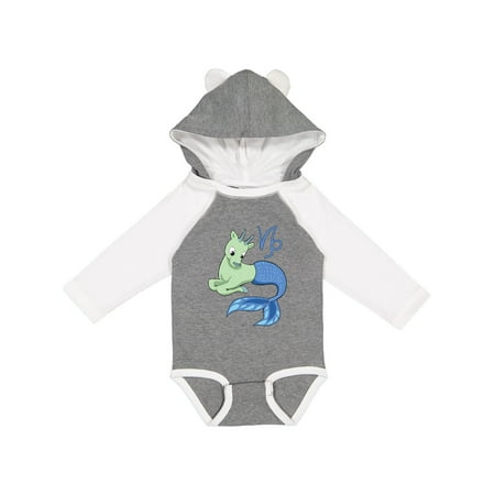 

Inktastic Cute Capricorn Zodiac Sign Gift Baby Boy or Baby Girl Long Sleeve Bodysuit