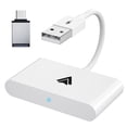 thumbnail image 1 of FLhrweasw Adaptador para automóvil USB-C con cable a Carplay inalámbrico para Android Auto (A), 1 of 9