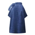 thumbnail image 7 of HOWPAY Womens T Shirts Sleeveless Loose Fit Crew Neck Basic Tee Tops Casual Letter Print Summer Lightweight Cozy Soft Baggy Y2K Clothes Navy XXL, 7 of 7