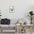 thumbnail image 2 of Stupell Industries Chicken Hen Bird Talking Purple Rotary Phone Graphic Art Black Framed Art Print Wall Art, Design by Amelie Legault, 2 of 5