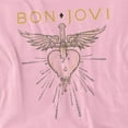 thumbnail image 2 of Bon Jovi Greatest Hits Women's T Shirt, Pink, Large, 2 of 6