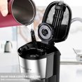 thumbnail image 3 of Single Serve Coffee Maker Coffee Brewer Compatible with K-Cup Single Cup Capsule, Single Cup Coffee Makers Brewer with 6 to 14oz Reservoir, Mini Size, 3 of 7