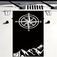 thumbnail image 2 of Fauful Durable Black Compass Mountain Range Car Pickup Hood Graphic Vinyl Decal Sticker, 2 of 5
