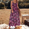 thumbnail image 3 of Pom Poms Robe Sans Manches Robe Longue d'Été pour Femmes Robe d'Été pour Femmes 2024 Robes Longues pour Femmes Robes de Soirée, 3 of 5