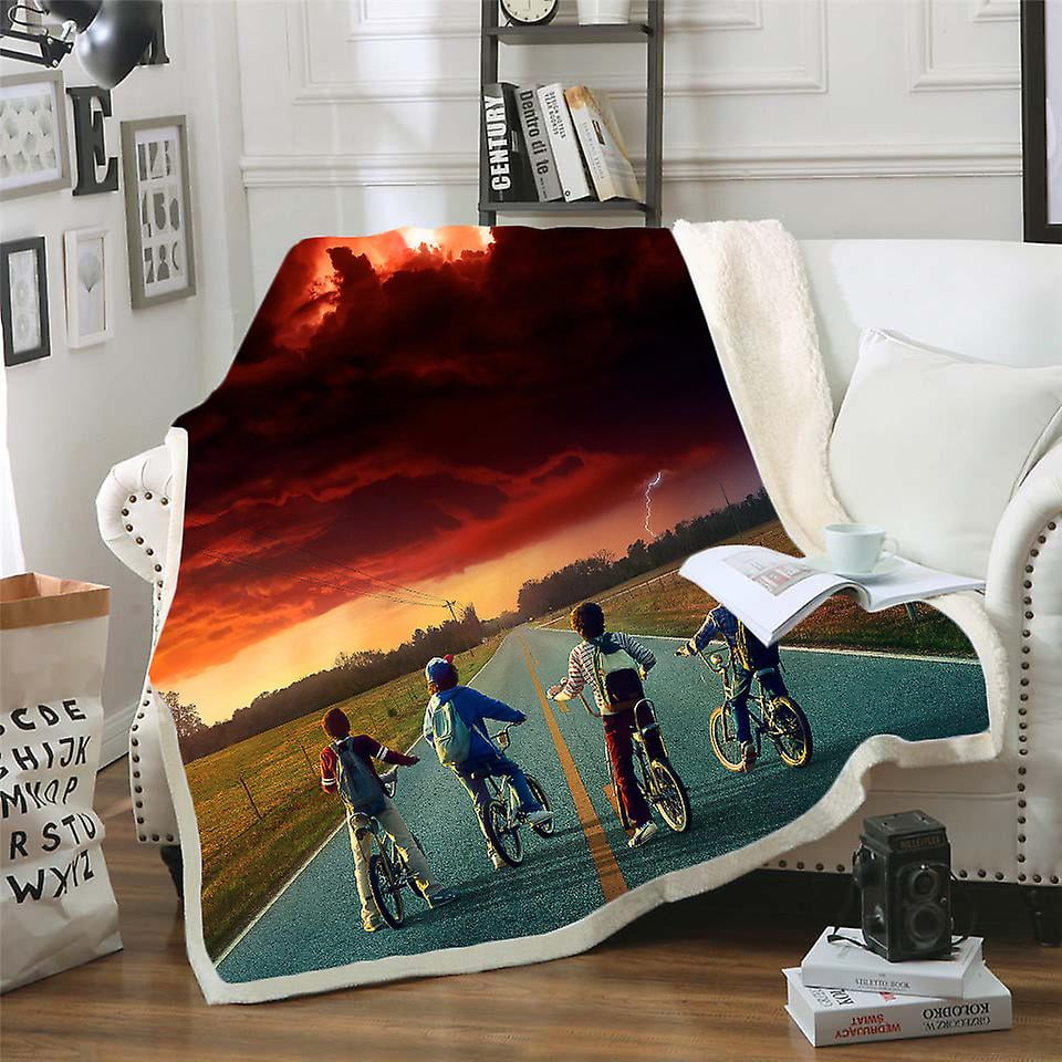 Stranger things fleece throw hotsell