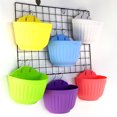 thumbnail image 4 of Coofit 2PCS Hanging Flower Pot Decorative Hanging Plant Pot Planter Pot with Hook, 4 of 8