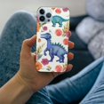 thumbnail image 3 of COMIO  for iPhone 15 Pro Case, Women Girls Cute Floral Dinosaur Style Fun Flower Animal Design Transparent Soft Protective Case Compatible for iPhone 15 Pro 6.1 inch (Floral Dinosaurs), 3 of 4