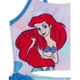 thumbnail image 4 of Disney Princess The Little Mermaid Ariel Racerback One Piece Bathing Suit UPF 50+ Toddler to Big Kid, 4 of 5