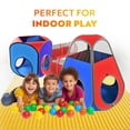 thumbnail image 3 of Paquete Play Tent and Tunnel Playz Red & Blue para niños, 3 of 9