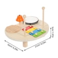 thumbnail image 2 of HEALEEP Musical Instruments Kids Musical Instrument Wood Multi 1 Set, 2 of 8