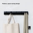 thumbnail image 5 of Umbra 318850-040 Flip 5 Hook, Black, 5 of 5
