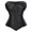 Black, variant on Corset Top Satin Plus Size Corset for Women Vintage Overbust Lace Corsets Tops Gothic White Corset Bridal Halloween Costume