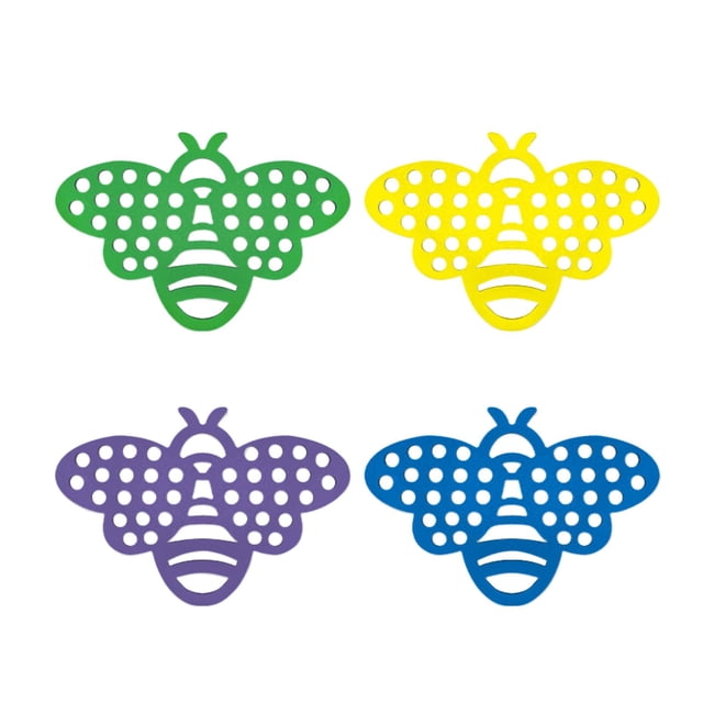 Juego de 4 piezas de accesorios flotantes para jardín: regadera, plataforma de aterrizaje para mariposas, 4 colores