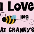thumbnail image 2 of CafePress - Beeing At Granny's Long Sleeve Infant Bodysuit - Long Sleeve Cotton Baby Bodysuit, 2 of 4