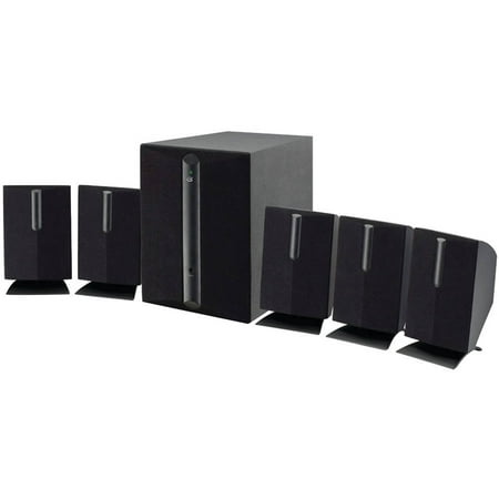 GPX HT050B 5.1-Channel Home Theater Speaker (Best Speaker Placement For 7.1 Home Theater)