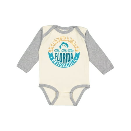 

Inktastic Pensacola Florida Gift Baby Boy or Baby Girl Long Sleeve Bodysuit