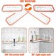 thumbnail image 5 of Estante de ducha multifuncional, plegable, sin taladros, cesta de almacenamiento para ducha, estante de ducha, estante de ducha para cocina, baño, dormitorio, almacenamiento, 5 of 5