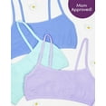 thumbnail image 4 of Fruit of the Loom Girls 6-Pack Cotton Spaghetti Strap Sport Bra, 4 of 5