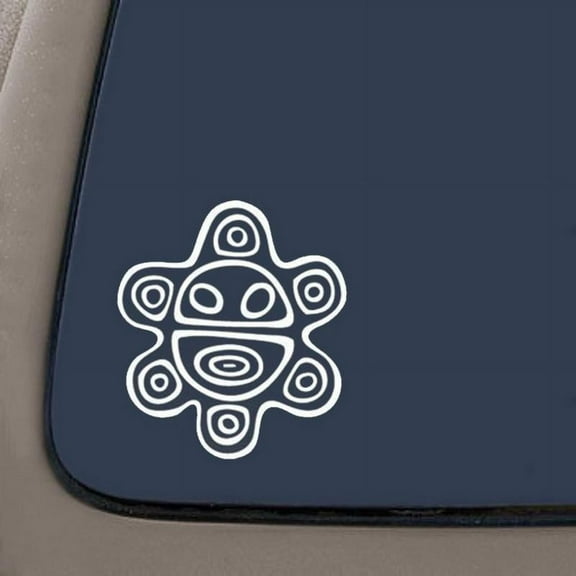 Sol Taino Decal | 5.5-Inches | White Vinyl Decal | Car Truck Van SUV Laptop Macbook Wall Decals