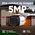 thumbnail image 2 of Epcom Cámara de Seguridad Tipo Bala TURBOHD 5 MP Con Gran Angular 85.5° 30 mts IR EXIR Para Vision Nocturna Protección IP67 Para Uso Exterior Compatibilidad Con 4 Tecnologías Modelo B50-TURBO-G2/A, 2 of 5