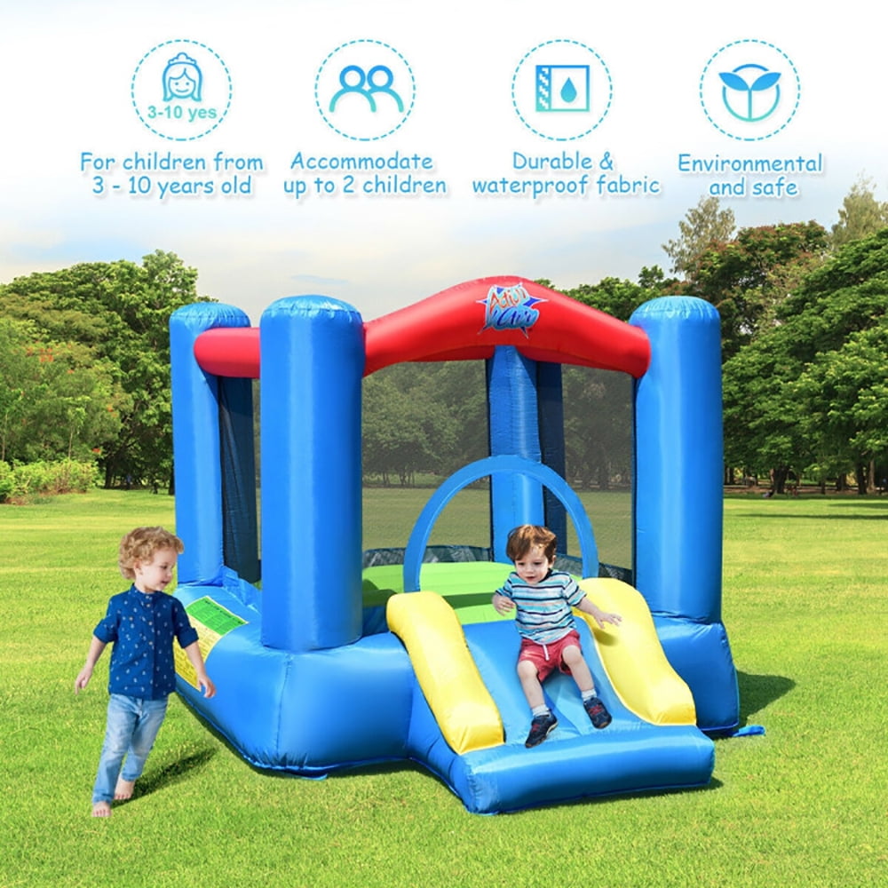 Aimee Lii Kids Inflatable Jumping Castle Air Blower Outdoor Bouncer, Kids Bounce House