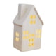 thumbnail image 5 of Ilumina navideño, casas de cerámica, decoración navideña, decoraciones navideñas decorativas rústicas, adorno de escritorio para regalo de estilo C Macarena Figura Casa de Pueblo, 5 of 8