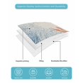 thumbnail image 5 of Quilts Full Size Bedding Set, Orange Navy Blue Coral Lightweight Quilted Comforter, Summer Beach Coastal Rustic Soft Reversible Bedspread Coverlet with Pillow Covers for All Season, 78" x 90", 5 of 7
