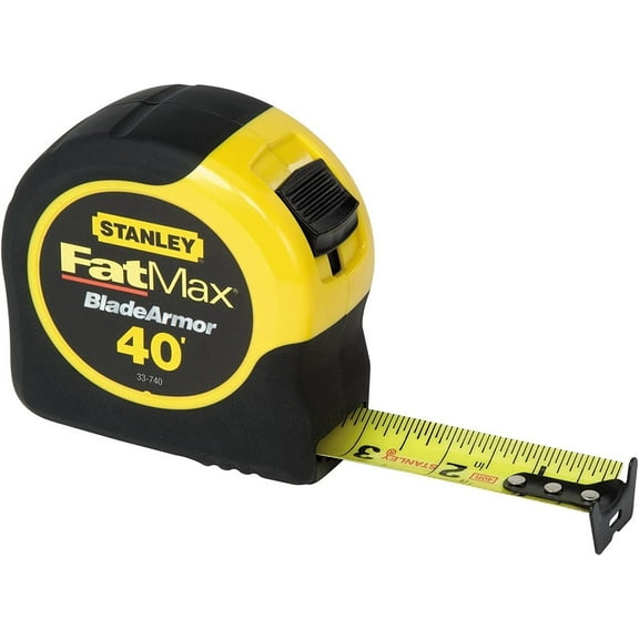 Stanley Hand Tools 33-740L 40' FatMax Tape Rule — Residential Use, Standard Application