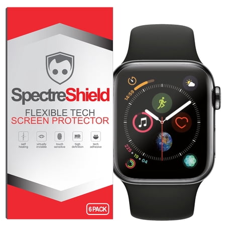 [Flexible Clear Film] (6-Pack) Apple Watch 44mm Screen Protector iWatch (Series 6, 5, 4, SE 2, SE) Screen Protector Case Friendly Accessories