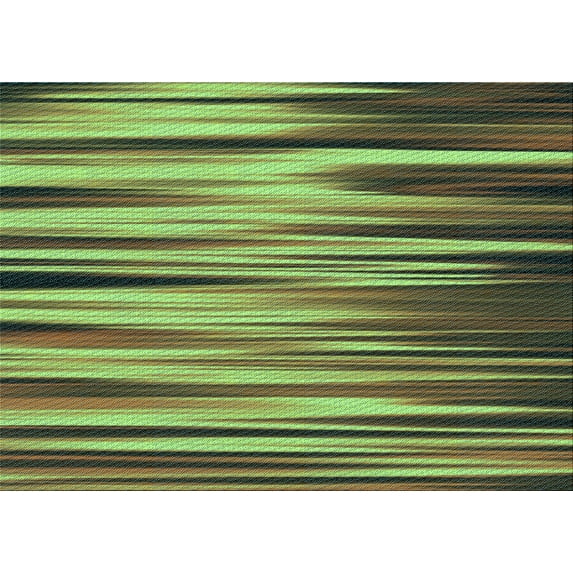 Ahgly Company Indoor Rectangle Patterned YellowGreen Area Rugs, 8' x 12'