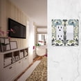thumbnail image 5 of Yayeee Rocker Switch Wall Plate 1-Gang 4.6"x2.9" Home Decorative Outlet Cover, Blue Floral Pattern, 5 of 6