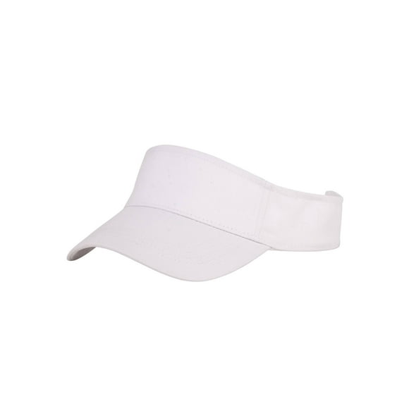 Top Headwear Cotton Tennis Sun Visor Hat - White
