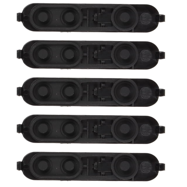 ciciglow 5 Piezas PTT Lock Y PTT Rubber, PTT Key Lock Frame PTT Bezel Rubber Lock PTT Kit Compatible para Motorola XIR P3688 DEP450 DP1400 Walkie Talkies EOTVIA No