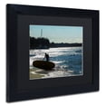 thumbnail image 3 of Trademark Fine Art "Provo Boarding" Canvas Art by Yale Gurney, Black Matte, Black Frame, 3 of 4