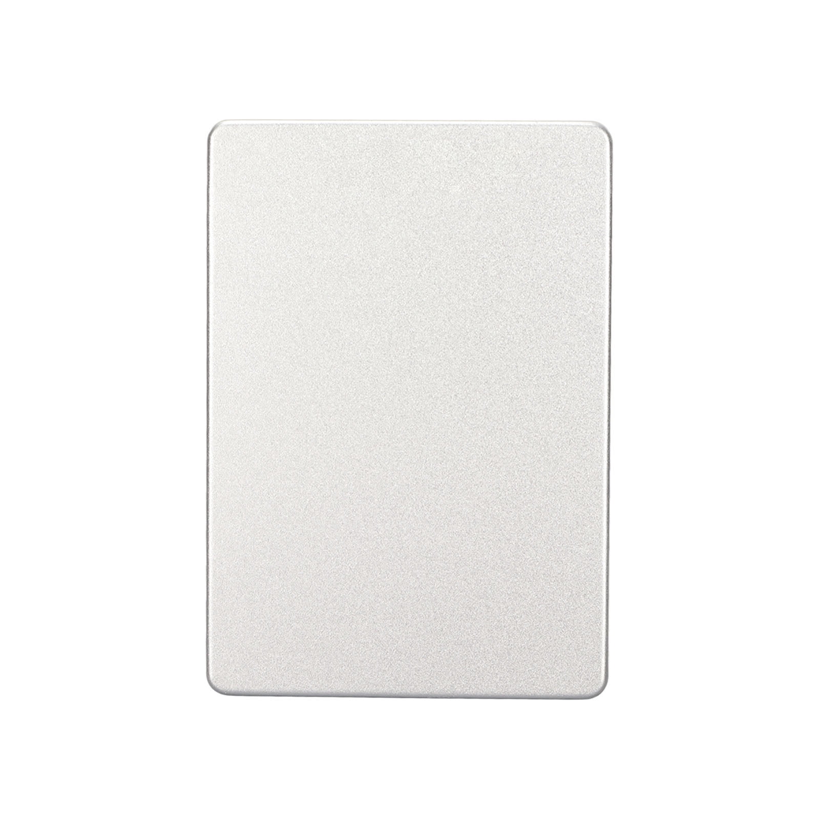 Hard Drive Enclosure, Ultra Thin Sandblasting Oxidation Coloring SSD Enclosure  for Computer for Hard Disk Silver